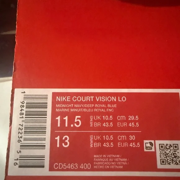 Nike Men's Dark Blue Sneakers - Picture 7 of 7